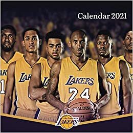 indir Los Angeles Lakers: 2021 Wall Calendar - Mini Calendar, 7&quot;x7&quot;, 12 Months - Team Calendar