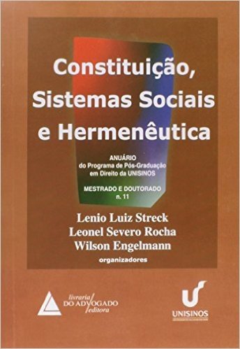 Constituição Sistemas Sociais e Hermenêutica - Volume 11