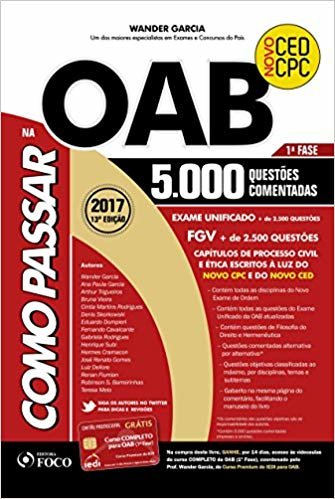 Como Passar na OAB 1ª Fase. 5.000 Questões Comentadas. 2017