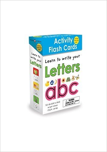 Wipe Clean: Activity Flash Cards Letters
