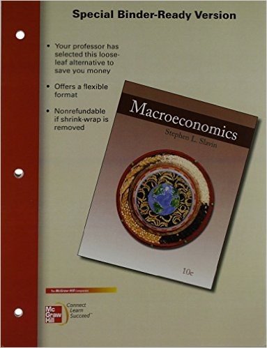 Loose Leaf Macroeconomics with Connect Plus