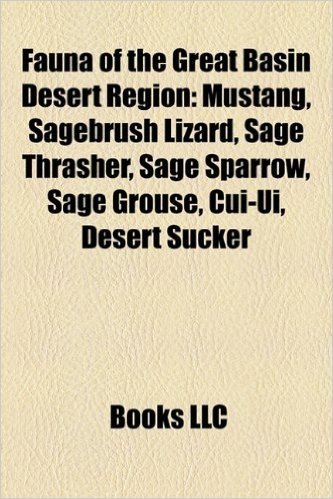 Fauna of the Great Basin Desert Region: Ring-Tailed Cat, Mustang, Ord's Kangaroo Rat, Great Basin Pocket Mouse, Pygmy Rabbit, Sagebrush Lizard