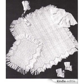 Ripple Baby Layette Crochet Pattern Booties, Sacque, Bonnet, Carriage Cover (English Edition) [Kindle-editie] beoordelingen