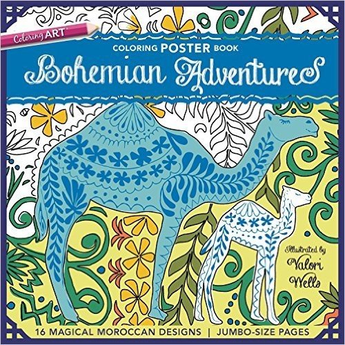 Bohemian Adventures Coloring Poster Book: 16 Magical Moroccan Designs - Jumbo-Size Pages baixar