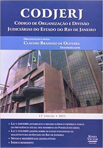 Codjerj - Codigo De Organizacao E Divisao Judiciarias Do Rio De Janeiro