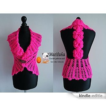 crochet vest bolero with roses pattern pdf: crochet vest bolero with roses (English Edition) [Kindle-editie]