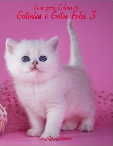 Livro Para Colorir de Gatinhos E Gatos Fofos 3