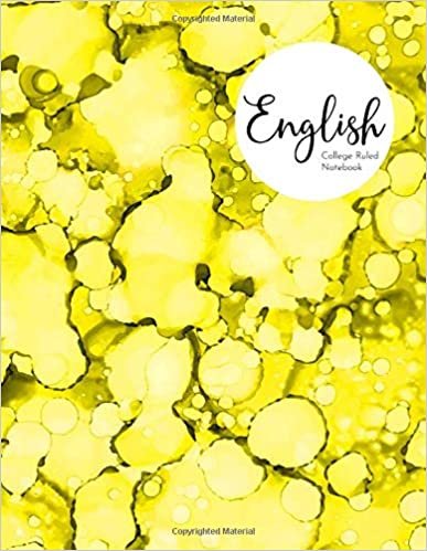 English: College Ruled Notebook - Yellow