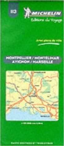 Michelin Marseille/Avignon/Montepellier Map