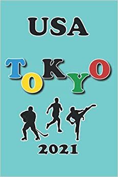 indir USA Tokyo 2021 Notebook - TEAL: Tokyo Notebook, College Ruled, 6x9 notebook, 110 pages, Multicolored Notebook, Tokyo Journal Notebook, Back to School, Boys Girls Kids