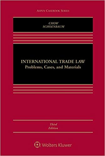 indir International Trade Law: Problems, Cases, and Materials (Aspen Casebook)