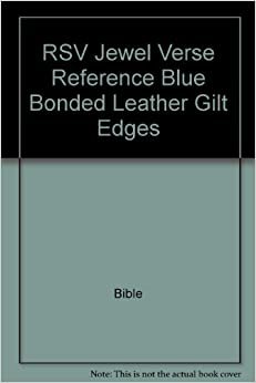 indir RSV Jewel Verse Reference Blue Bonded Leather Gilt Edges: Revised Standard Version Jewel Verse Reference Bible with Concordance