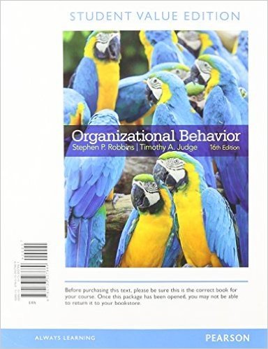 Organizational Behavior, Student Value Edition Plus 2014 Mymanagementlab with Pearson Etext -- Access Card Package