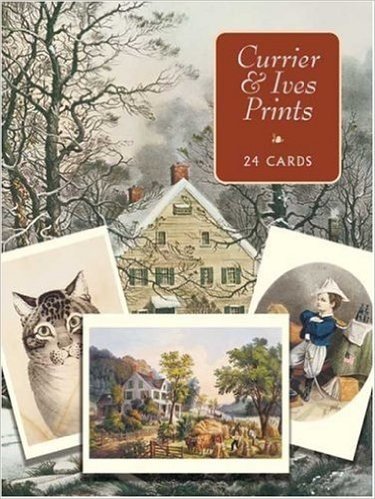 Currier & Ives Cards in Full Color: 24 Ready-To-Mail Cards