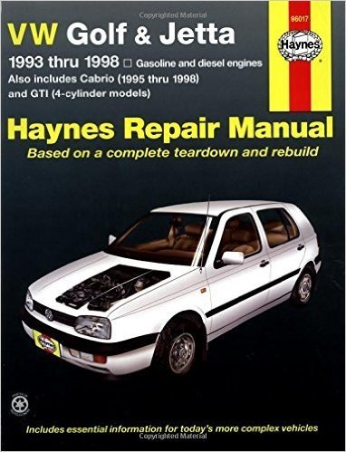 Haynes VW Golf & Jetta 1993-1998-Old Edition #126119