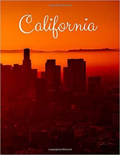 indir California: Lined Journal, 110 pages, 8.5x11 large print, Soft Cover, Glossy Finish.