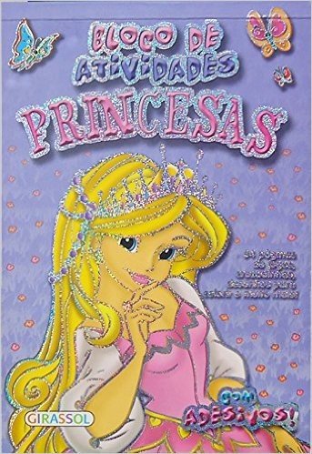 Bloco de Atividades Princesas. Lilás - Volume 1