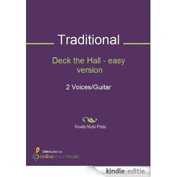 Deck the Hall - easy version - Score [Kindle-editie]