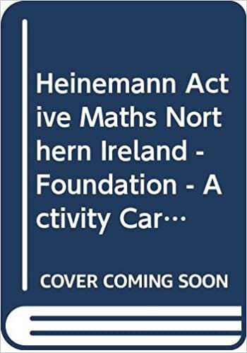 indir Heinemann Active Maths Northern Ireland - Foundation - Activity Cards (Heinemann Active Maths for NI)