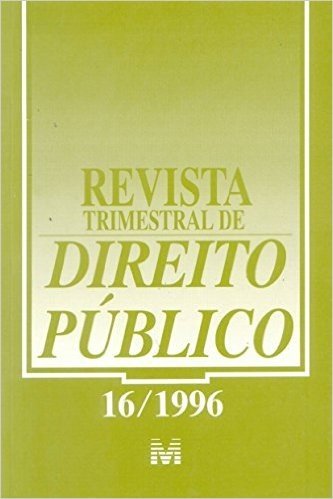Revista Trimestral De Direito Publico N. 16