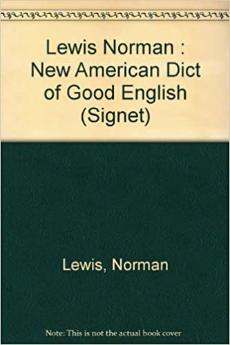 indir Dictionary of Good English, The New American (Signet)