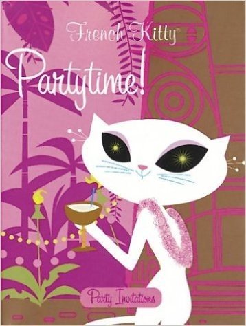 French Kitty in Oui, Oui, Waikiki: Party Invitations