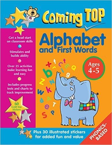 Coming Top Alphabet and First Words Ages 4-5: Get a Head Start on Classroom Skills - With Stickers! baixar