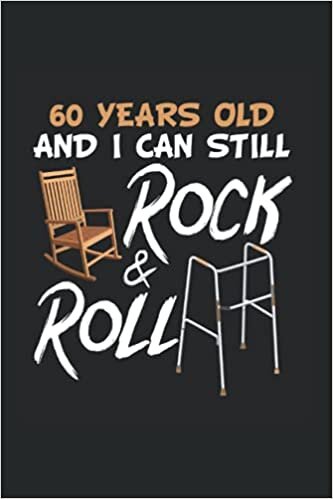 indir Calendar 2022: Rocking Chair Walking Aid Rock Music 60th Birthday Appointment Monthly Calendar 6x9 Inches Organizer with 120 pages | Notebook Weekly Yearly Planner