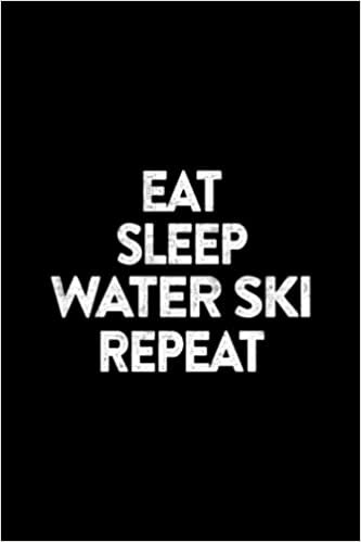 indir Visitor Register - Womens Eat Sleep Water Ski Skiing Skier Funny Gift Vintage Quote Saying: Visitor Register Book for Business, Visitor Book For ... sign in record book Series),Business