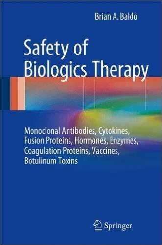 Safety of Biologics Therapy: Monoclonal Antibodies, Cytokines, Fusion Proteins, Hormones, Enzymes, Coagulation Proteins, Vaccines, Botulinum Toxins