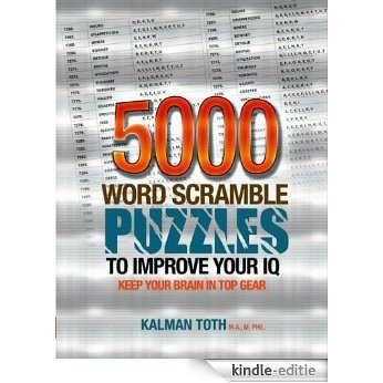 5000 Word Scramble Puzzles to Improve Your IQ (English Edition) [Kindle-editie]