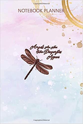 indir Notebook Planner Angels appear when Dragonflies are near gift: Over 100 Pages, 6x9 inch, Budget, Meal, Simple, Simple, Daily Journal, Agenda