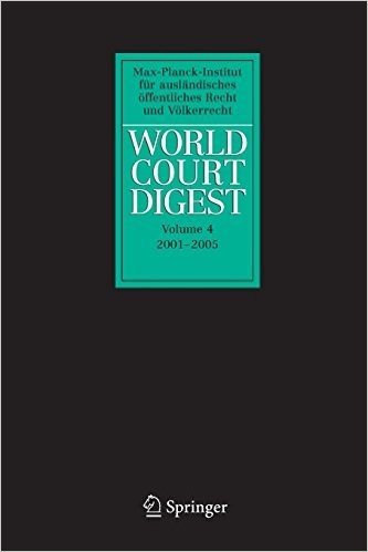 World Court Digest 2001 - 2005 baixar