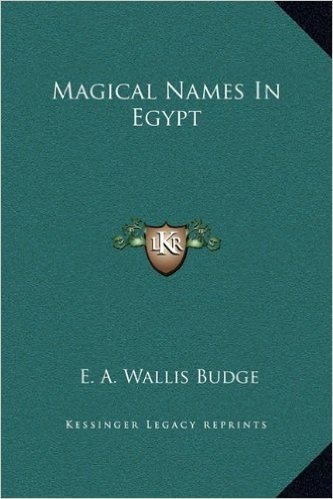 Magical Names in Egypt