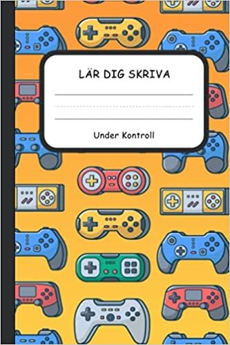 indir Lär dig skriva - tom anteckningsbok med streckad mittlinje för att öva stora och små bokstäver: A5 övningsbok för barn - Gaming