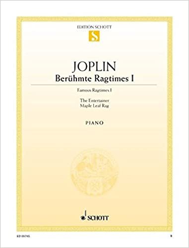 Berühmte Ragtimes: Band 1. Klavier. (Edition Schott Einzelausgabe)