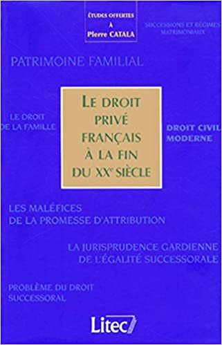 indir Le Droit Prive Francais A La Fin Du Xxeme Siecle (Traités)