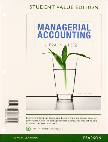 Managerial Accounting with Access Card