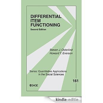 Differential Item Functioning: 161 (Quantitative Applications in the Social Sciences) [Kindle-editie]