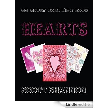 An Adult Coloring Book: Hearts (English Edition) [Kindle-editie]