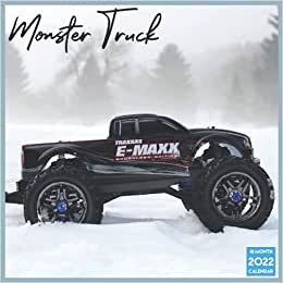 indir Monster Truck Calendar 2022: Official Monster Truck Calendar 2022 16 Months