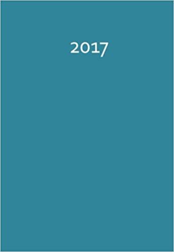 indir Mini Kalender 2017 - petrol: ca. DIN A6, 1 Woche pro Seite