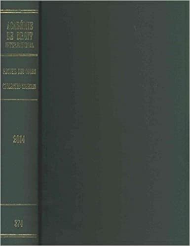 Recueil Des Cours, Collected Courses, Tome/Volume 374 (Collected Courses of the Hague Academy of International Law)