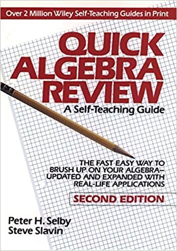indir Quick Algebra Review: A Self-Teaching Guide, 2nd Edition: Second Edition (Wiley Self-Teaching Guides): 165