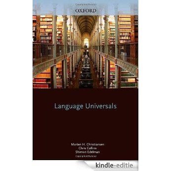 Language Universals [Kindle-editie]