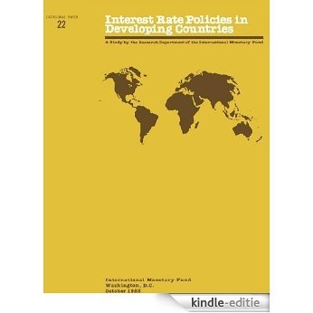 Interest Rate Policies in Developing Countries [Kindle-editie]