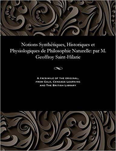 indir Saint-Hilaire, G: Notions Synth tiques, Historiques Et Physi