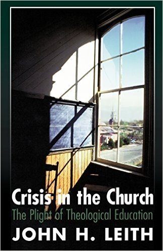 Crisis in the Church: The Plight of Theological Education