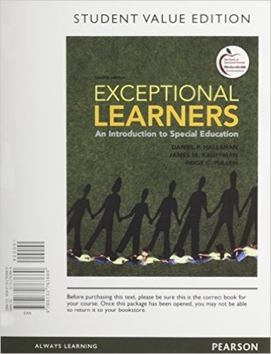 Exceptional Learners with Student Access Code, Student Value Edition: An Introduction to Special Education
