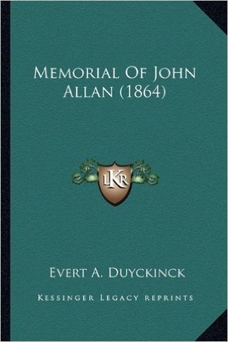 Memorial of John Allan (1864)